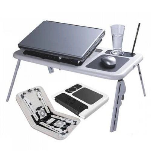 Подставка для ноута охлаждающая LD-09 E-Table Подставка для ноутбука с противоскользящим покрытием | Зображення 4