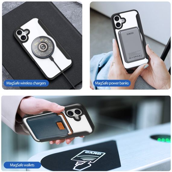 Чохол-книжка Dux Ducis Skin X Pro with MagSafe для Apple iPhone 16 (6.1") Black | Зображення 6