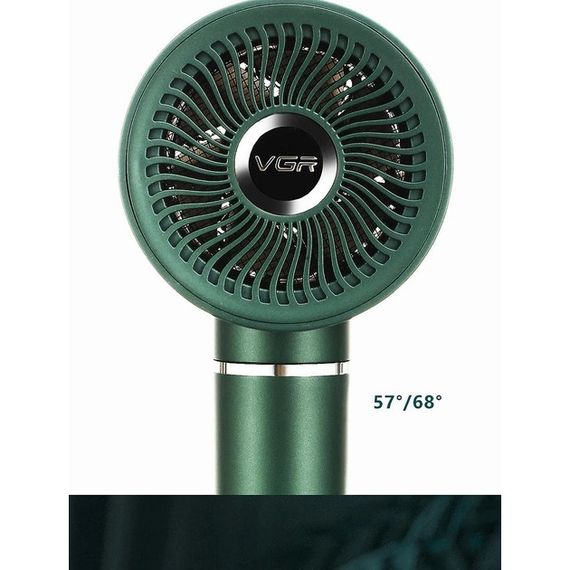 Професійний фен для волосся VGR V-431 потужністю 1600-1800 Вт із режимом холодного повітря. LF-722 Колір: зелений | Зображення 4