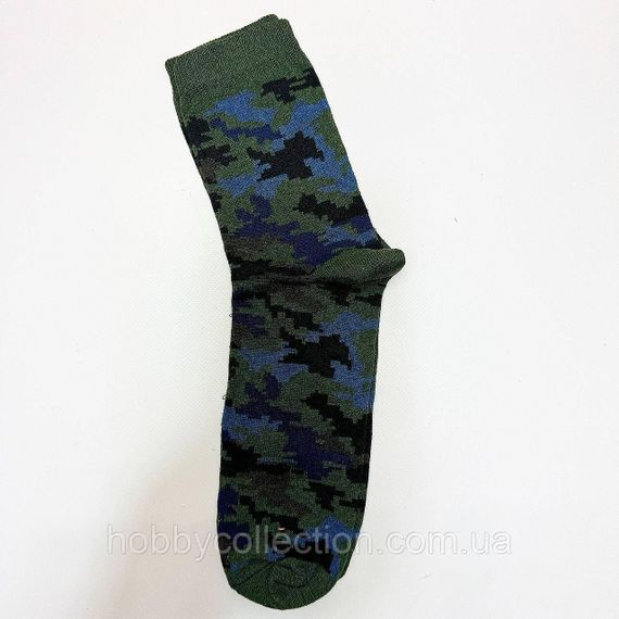 Шкарпетки чоловічі високі 1 пара "Камуфляж" 40-45 р бавовняні | Зображення 1