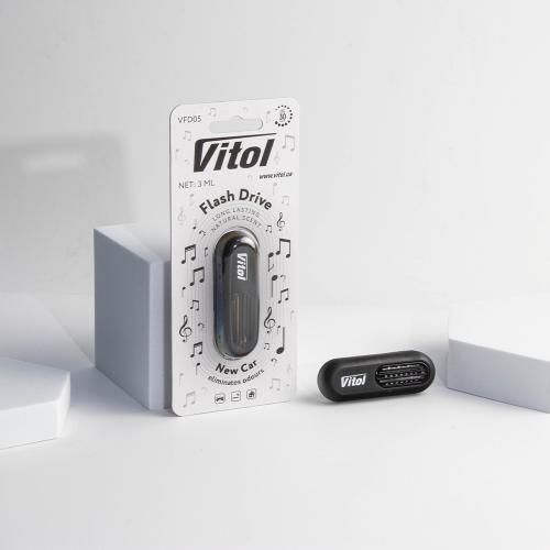 Освіжувач повітря Vitol Flash Drive New car | Зображення 1