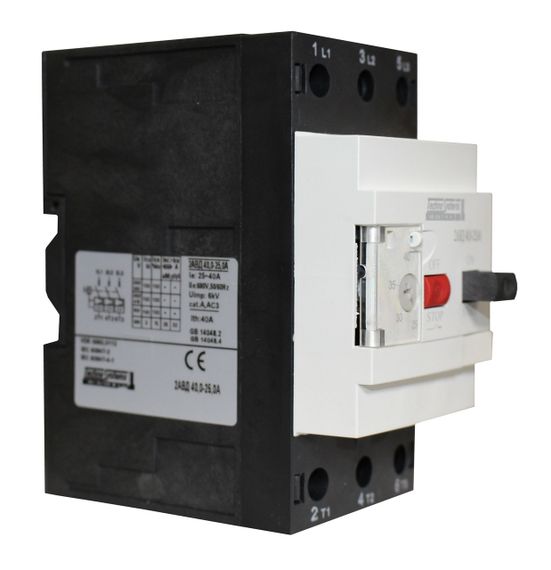 Автоматичний вимикач 2АВД 40-25А захисту двигуна 220V 11kW / 400V 18.5kW Ny95505045