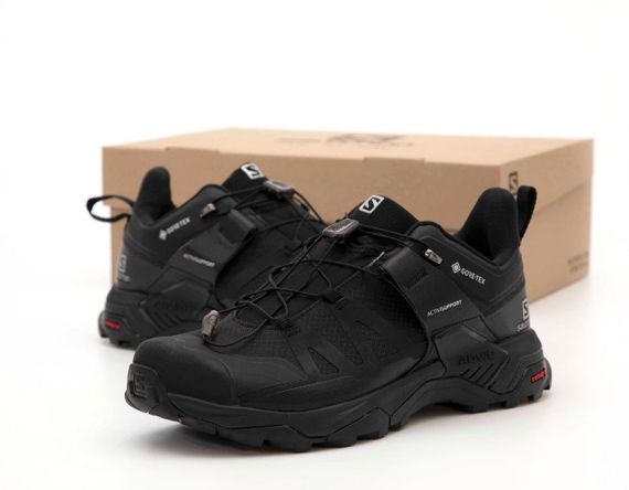 Кроссовки Salomon X Ultra 4 GTX All Black весна / осень A4469 | Зображення 4