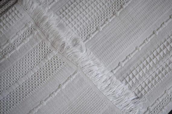 Вафельная Простынь-покрывало First Choice Sole 220×240 см. Gri | Зображення 2