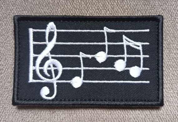 Шеврон ноты музыкант | Зображення 2