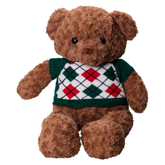 М'яка іграшка-подушка з пледом всередині Ведмідь 110×150 (см) 3 в 1 Коричневий Colorful Home 7146BRGR | Зображення 1