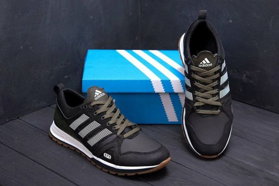 Кросівки демісезонні Adidas колір сірий, чорний, білий | Зображення 9