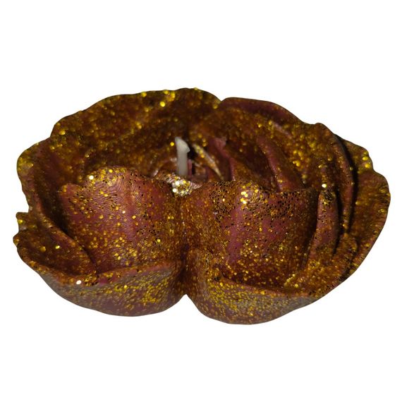 Свічка низькотемпературна у вигляді троянди з глітером GlowKink бордова, М Sex Aura | Зображення 4