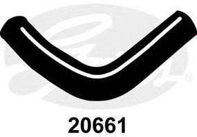 Вигнутий патрубок системи охолодження GATES 20661 на ALFA ROMEO SPIDER (115)