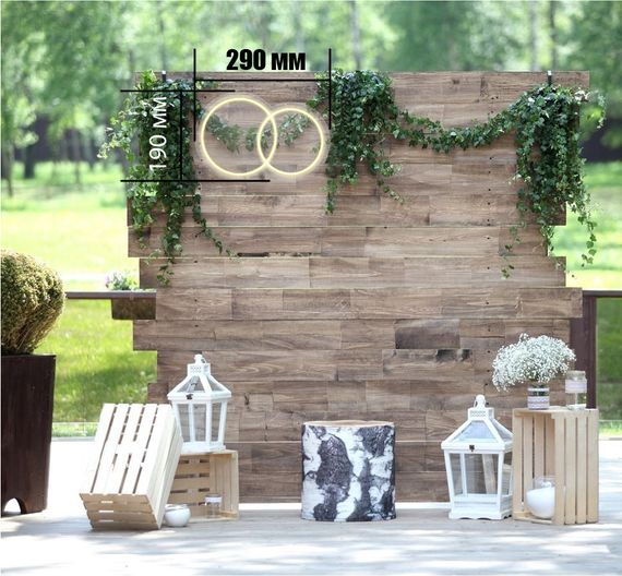 Неоновий світильник Обручки 290х190 acr-n000005 | Зображення 2