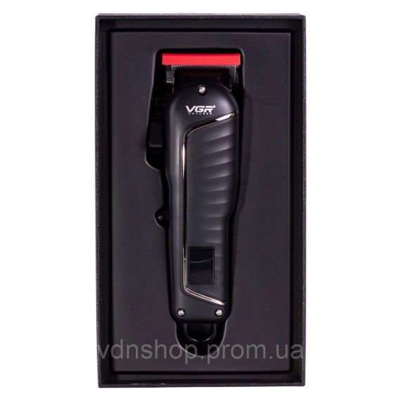 Машинка для стрижки LED профессиональная с насадками VGR V-683 | Зображення 6