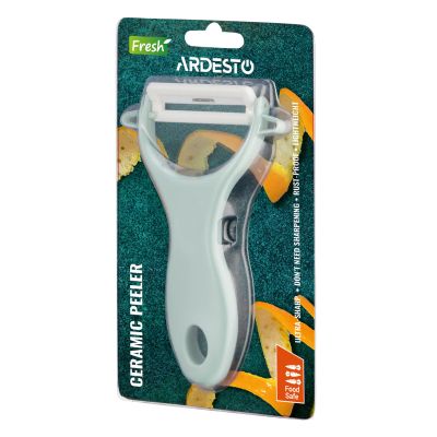 Овочечистка Ardesto Fresh, кераміка, пластик, зелений світлий (AR2101GE) | Зображення 2
