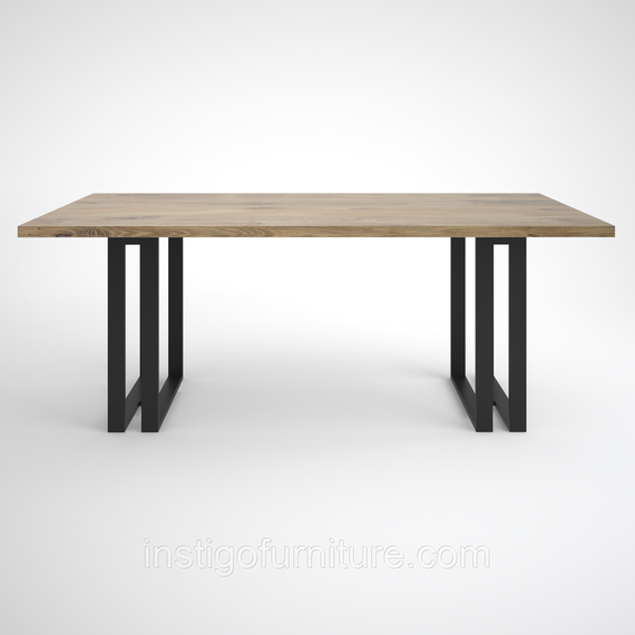 Опора ножка для стола из металла 600×180mm, H=730mm (профильная труба: 60x20mm) | Зображення 6