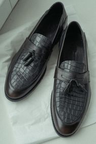 Туфли лоферы, коричневые 43 размер