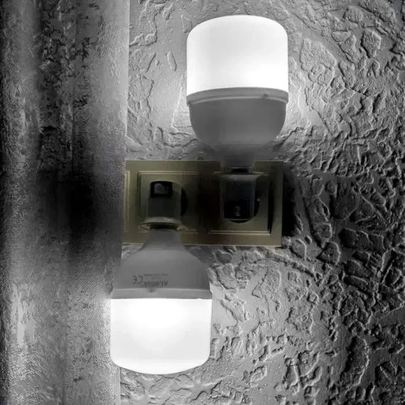 Лампочка для аварийного освещения, аккумуляторная Almina DL-030 , 30 Вт, Е27, до 3 часов работы | Зображення 4