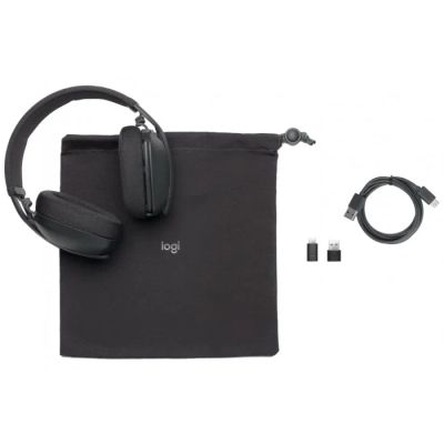 Навушники Logitech Zone Vibe for Business Wireless UC Graphite (981-001199) (981-001199) | Зображення 3