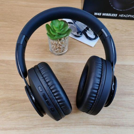 Бездротові блютус навушники з мікрофоном HOCO W45 синій