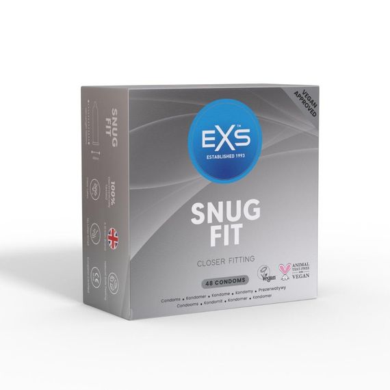 Презервативы - EXS Snug Fit, 48 шт. sexstyle