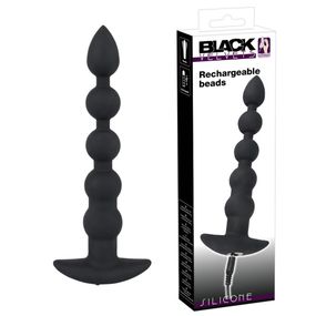Анальний стимулятор - Black Velvets Rechargeable Beads Sex Aura
