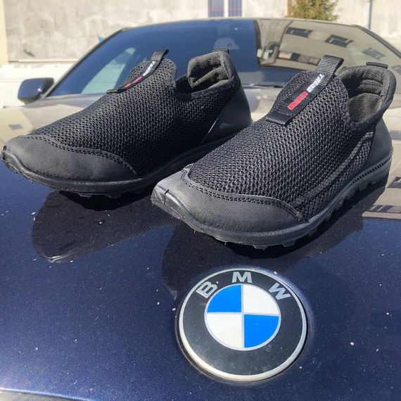 Чоловічі кросівки із сітки 43 розмір. Літні кросівки, кросівки літо чоловічі сітки. Модель 54929. Колір: чорний | Зображення 9