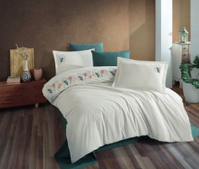 Постельное белье Maribor Elegance Poplin 200 х 220 см Lara Krem