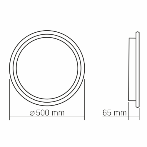 LED Світильник функціональний 56W VL-CLD-994-BZ Videx | Зображення 2