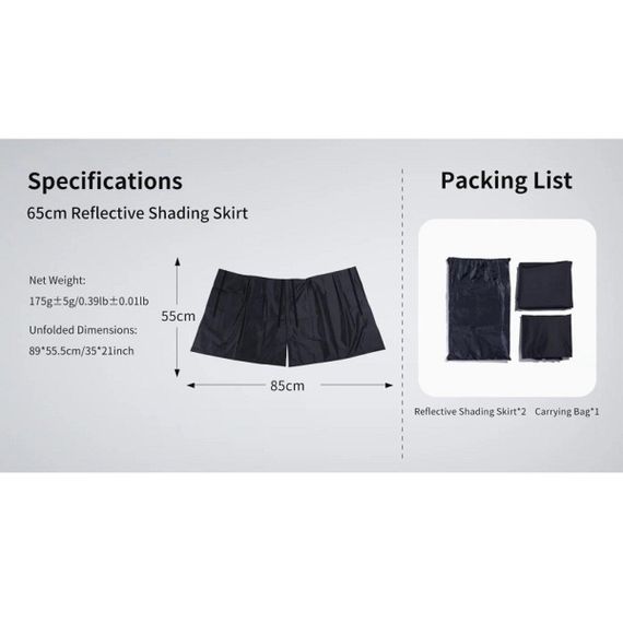 Спідниця для Софтбоксу Ulanzi Vijim 65cm (UV-L108 LAS005) | Зображення 5