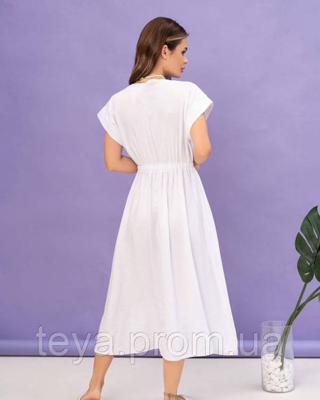 Плаття для жінок колір білий розмір S FI_008249 | Зображення 2