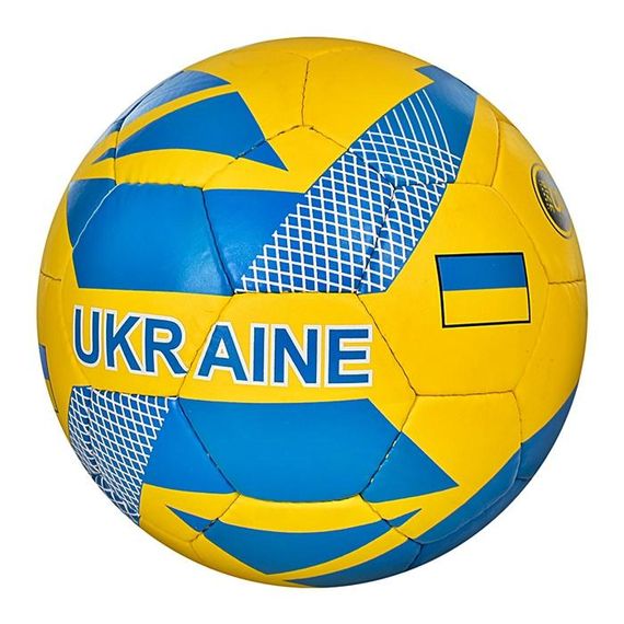 М'яч футбольний №5 поліуретан жовтий Україна (KT2500-232)