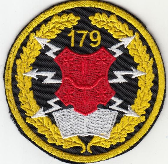 Шеврон 179 центр війська зв'язку (жовтий)