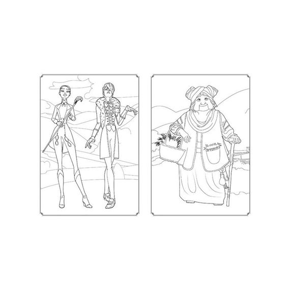 Розмальовка дітей Мавка. Магія кольору. Пригоди Мавки 1807002 з наклейками | Зображення 3