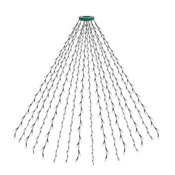 Умная гирлянда Smart 200 LED длина 2 м с управлением со смартфона прозрачная, мультиколор 1733042W | Зображення 2