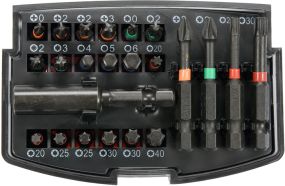 Набор бит насадок отвертки 1/4" 23 штуки YATO YT-04621