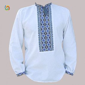 Рубашка Украинская вышиванка 33326169 цвет белый размер L/XL
