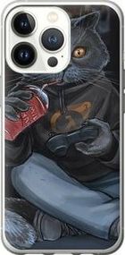 Чохол на iPhone 13 Pro gamer cat із силікону FCh_033276