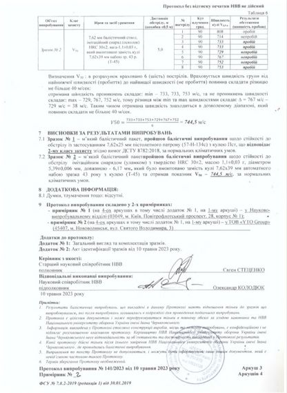 Комплект  м’яких захисних пакетів UHMWPE 15×30 см та в напашник клас захисту (ДСТУ 8782:2018): 2-й колір койот | Зображення 5