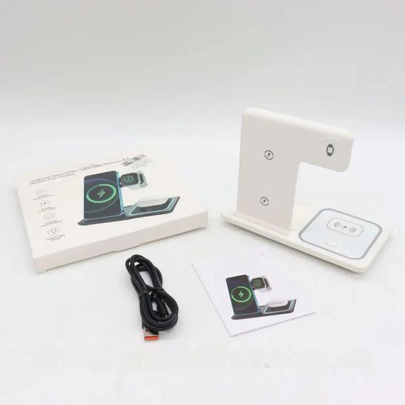 Бездротова зарядка 3-в-1 15 Вт XPRO Simple (23457468501_661) | Зображення 8