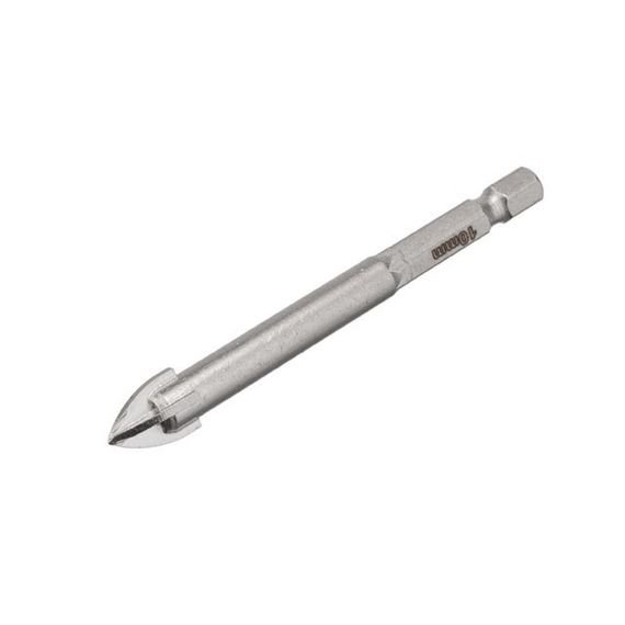Свердло для скла та кераміки 10 мм HEX 1/4'' (6.35 mm) INTERTOOL SD-02901