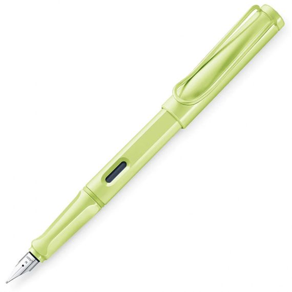 Перьевая ручка Lamy Safari Spring Green Светло-зелёная, тонкое (F)