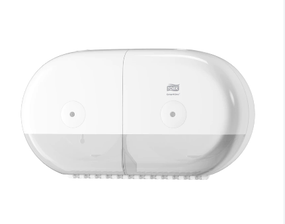 Tork SmartOne® подвійний диспенсер для туалетного паперу у міні-рулонах, білий, арт 682000