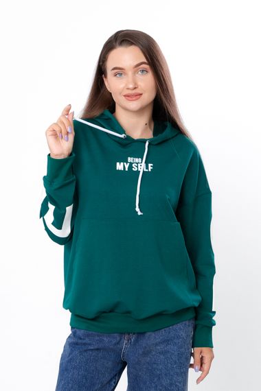 Худі для жінок Носи своє 52 Темно-зелений (p-14893-169688)