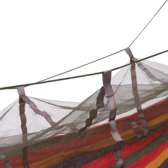 Гамак лежак ліжко підвісне туристичне з москітною сіткою чохлом 240х150 см | Зображення 4