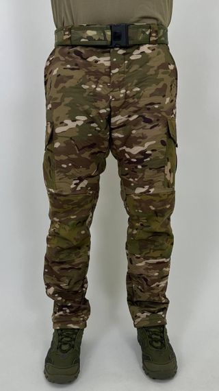 Брюки тактические штормовые демисезонные Soft Shell  с усилением Мультикам 52-54