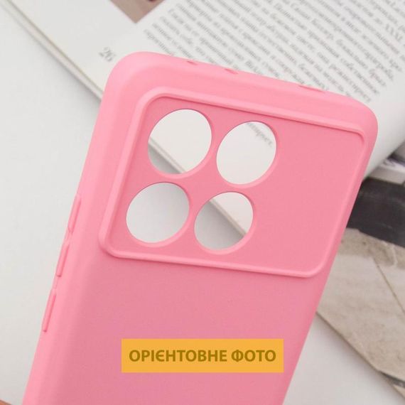 Чохол TPU GETMAN Liquid Silk Full Camera для Xiaomi Poco X6 / Note 13 Pro 5G Рожевий / Pink | Зображення 4
