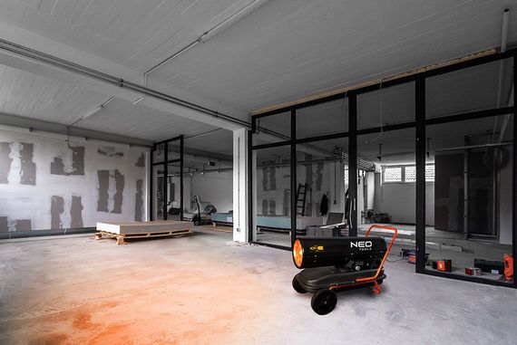 Теплова гармата Neo Tools 30 кВт, площа обігріву 300 кв.м., підлоговий, чорний (90-081) | Зображення 7