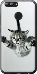 Чехол на Huawei Nova 2 Летящий котёнок "2322u-1021-17620"