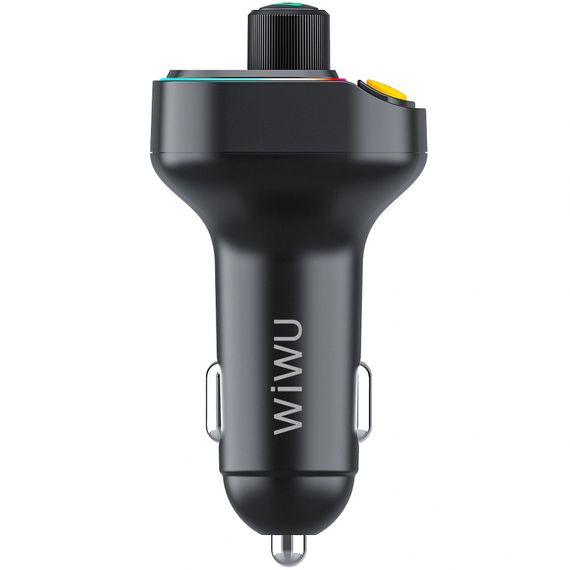 АЗП FM модулятор WIWU QC031 MP3 Car PD20W+QC3.0 (2USB-A/1C) Black | Зображення 7