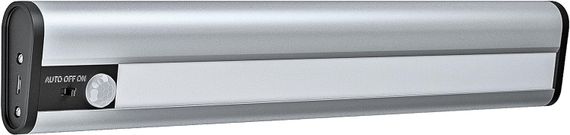 Світильник LEDVANCE автономний Linear LED Mobile USB 300, датчик руху, сріблястий (4058075260467)