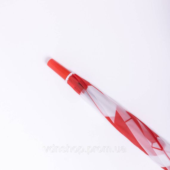 Классический детский зонт-трость полуавтомат из полиэстера 8 спиц диаметр 82 см Красный HP-23-9R | Зображення 6