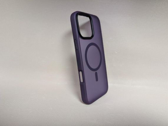 Чохол для iPhone 16 Pro Max / Айфон 16 Про Макс Wave Matte Insane, TPU, матовий, напівпрозорий, фіолетовий | Зображення 3